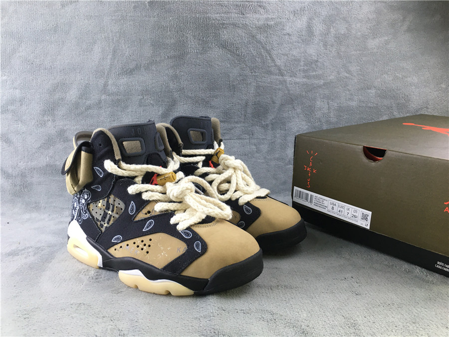 Original Air Jordan 6 Brown Black